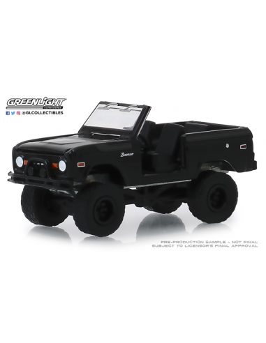 Ford Bronco "Sin puertas" Serie Black Bandit 21 (1969) Greenlight 1/64