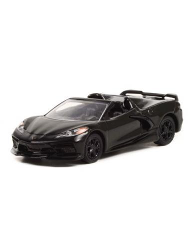 Chevrolet Corvette C8 Stingray Convertible Black Bandit Serie 26 Greenlight 1/64