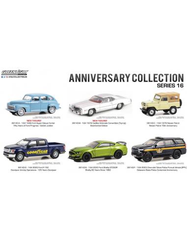 Lote 6 coches Anniversary Collection 16 Greenlight escala 1/64