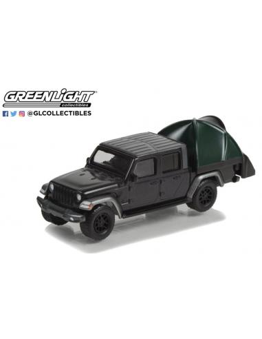 Jeep Gladiator High Altitude con tienda de campaña The Great Outdoors Series 2 Greenlight 1/64