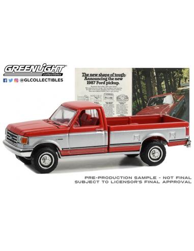 Ford F-150 "Vintage Ad Cars Series 9" (1987) Greenlight 39130-F escala 1/64