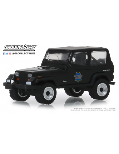 Jeep Wrangler "Policía de San Francisco" (1994) Hot Pursuit Series 32 Greenlight 1/64