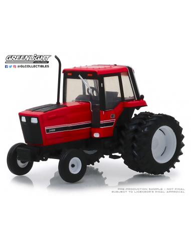 International 3488 Tractor Doble Rueda y Cabina (1982) Greenlight 1/64