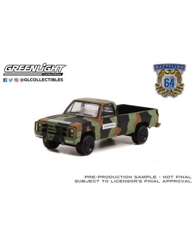 Chevrolet M1008 CUCV - Policía Militar "Ejército De Los Estados Unidos" (1985) Battalion 64 Series 2 Greenlight 1/64