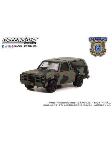Chevrolet M1009 CUCV - Ejército De Los Estados Unidos (1985) Battalion 64 Series 2 Greenlight 1/64
