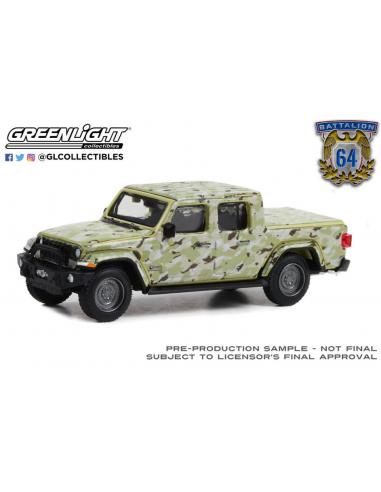 Jeep Gladiator - U.S. Army (2022) Battalion 64 Series 3 Greenlight 1/64