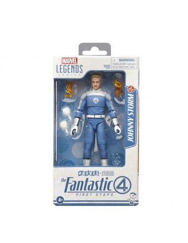 HASBRO Figura Johnny Storm Los 4 Fantasticos Marvel 15cm
