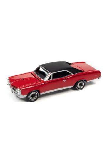 Pontiac GTO Red/Black 1967 con caja de coleccion Lightning JLCT010-05488 escala 1/64