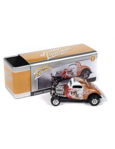 Ford Coupe Crower Cams con caja de coleccion Johnny Lightning JLCT013-06269 escala 1/64