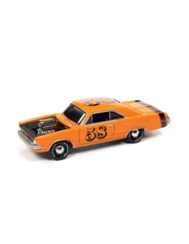 Dodge Dart Spoilers Orange Johnny Lightning JlSP211B escala 1/64