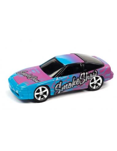 Nissan 240SX Import Heat Cyan / Purple Johnny Lightning JlSP254A escala 1/64