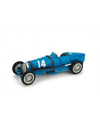 Bugatti Tipo 59 - GP. Francia - nº 14 Tazio Nuvolari (1934) actualizado 2010 Brumm R042-UPD10 1/43