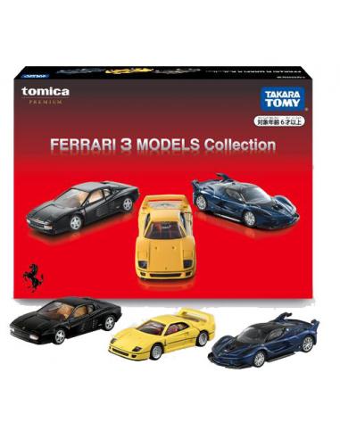 Set 3 Ferrari Tomica Premium escala 1/62