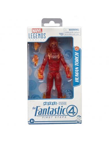 HASBRO Figura Antorcha Humana Los 4 Fantasticos Marvel 15cm