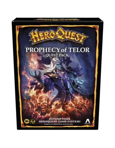 HASBRO Expansion Juego de mesa Profecía de Telor Heroquest ingles