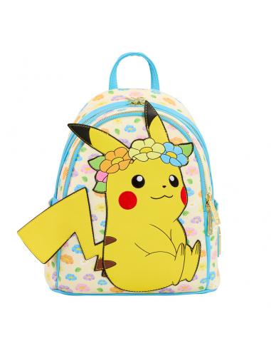 LOUNGEFLY Mochila Floral Pikachu Pokemon Loungefly