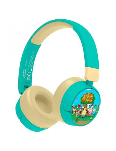 OTL TECHNOLOGIES Auriculares inalambricos infantiles Animal Crossing