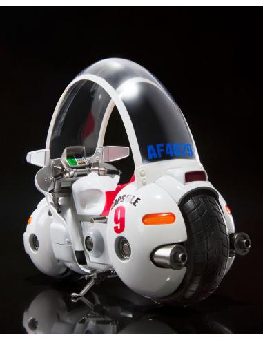 Bandai Tamashii Nations Dragon Ball Vehículo con Figura S.H. Figuarts Bulma's Motorcycle Hoipoi Capsule No. 9 17 cm