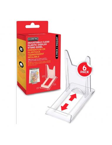 Evoretro Caballete acrílico regulable en pack de 6