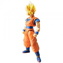 Figura Super Saiyan Goku New Version Model Kit Rise Standard Dragon Ball Z 16cm - Imagen 1