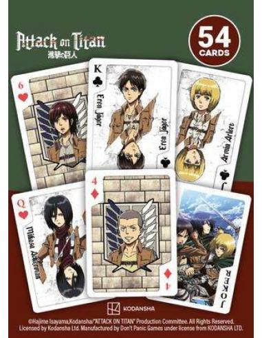MANGACARDS ATTACK ON TITAN PLAYING CARDS