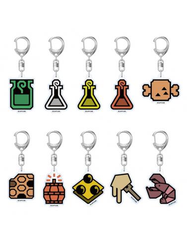 Capcom Monster Hunter Wilds Llaveros Acrylique Item Icon 6 cm Surtido (10)