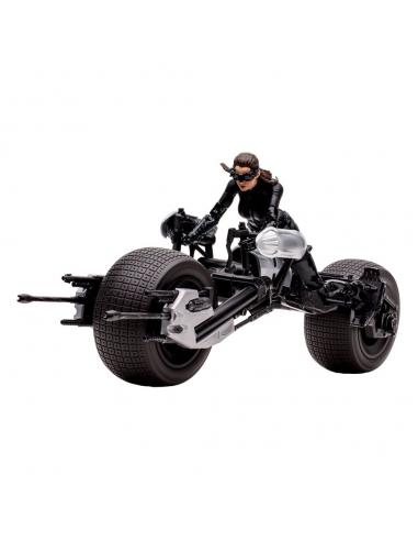 McFarlane Toys DC Multiverse Vehículo Batpod with Catwoman (The Dark Knight Rises)
