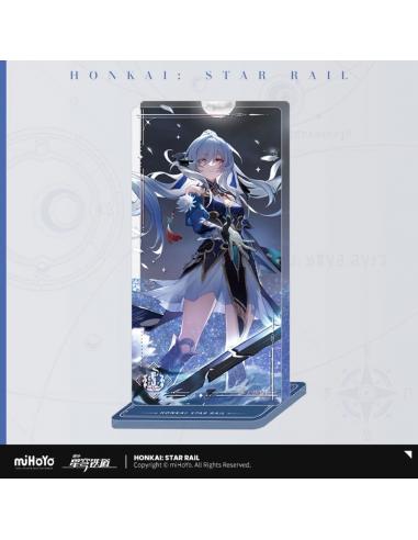 MiHoYo Honkai: Star Rail Adorno acrílico con purpurina Jingliu I shall be my own Sowrd 15 cm