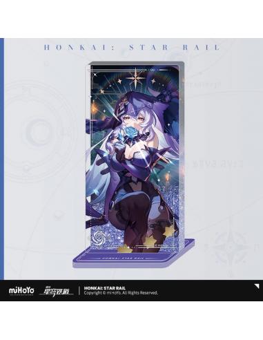 MiHoYo Honkai: Star Rail Adorno acrílico con purpurina Black Swan Reforged Remembrance 15 cm