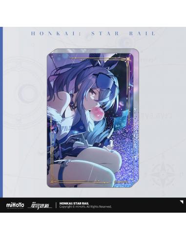MiHoYo Honkai: Star Rail Adorno acrílico con purpurina Incessant Rain 9 cm