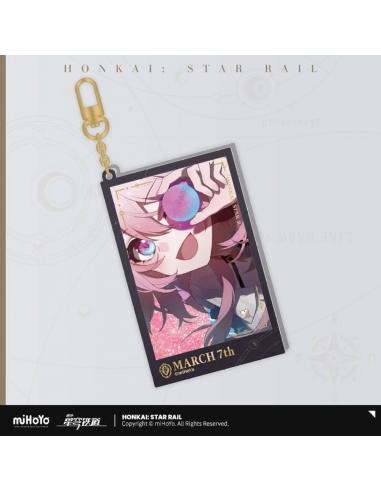 MiHoYo Honkai: Star Rail Llavero Countdown Departure Series March 7th Glitter 9 cm