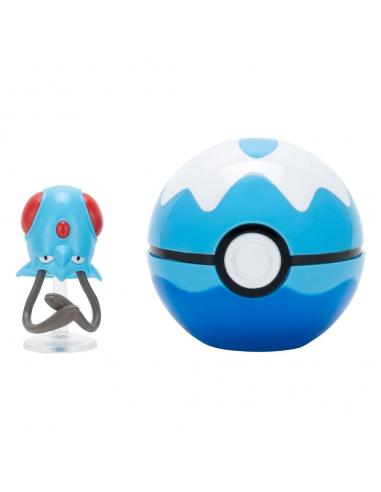 Jazwares Pokémon Clip'n'Go Poké Balls Tentacool & Buceo Ball