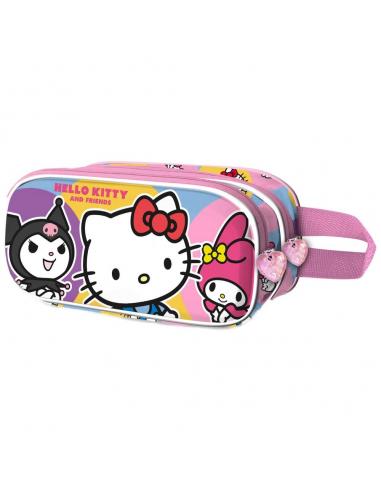 KARACTERMANIA Portatodo 3D Happy Hello Kitty and Friends doble