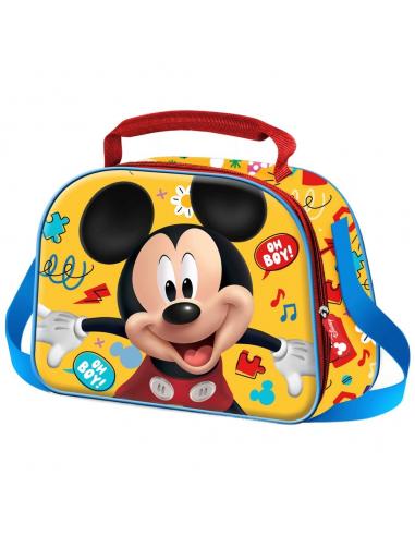 KARACTERMANIA Bolsa portameriendas 3D Mickey Disney