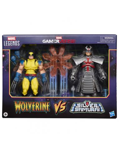 HASBRO Blister 2 figuras Wolverine & Silver Samurai Gameverse Marvel Legends 15cm