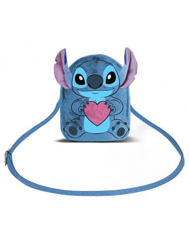 KARACTERMANIA Bolso peluche Corazon Stitch Disney