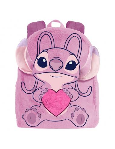 KARACTERMANIA Mochila peluche Corazon Angel Stitch Disney