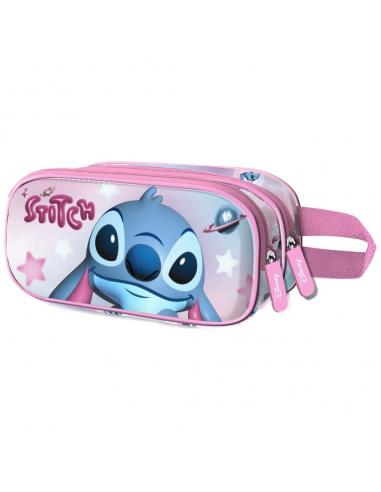 KARACTERMANIA Portatodo 3D Cosmi Stitch Disney doble