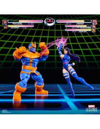 Hasbro Marvel Legends Gamerverse Pack de 2 Figuras Psylocke vs. Thanos 15 cm