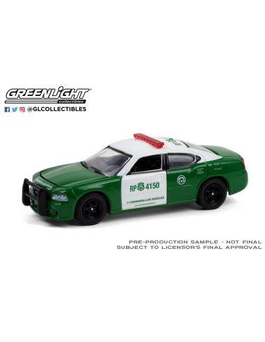 Coche de metal en miniatura Dodge Charger "Carabineros de Chile" (2008) Greenlight 1/64