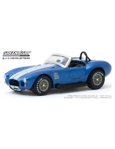 Coche de metal en miniatura Shelby 427 S/C Cobra Roadster (Indianapolis 2019) Greenlight 1/64