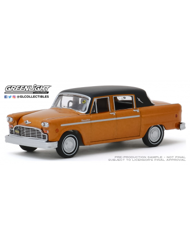 Coche de metal en miniatura Mecum Auctions Collector Cars Checker Marathon 50th Anniversary 1972 Greenlight 1/64