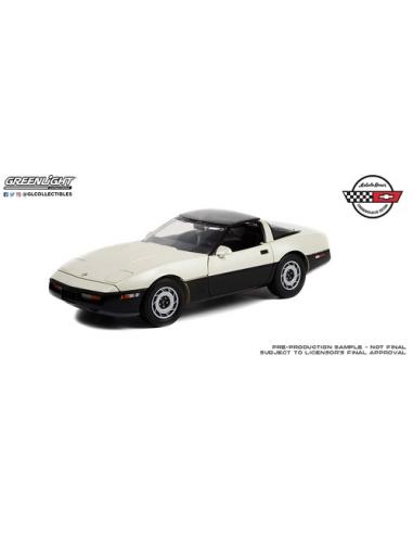Coche de metal en miniatura Chevrolet Corvette C4 "Edición conmemorativa de Malcolm Konner" (1986) 1/18