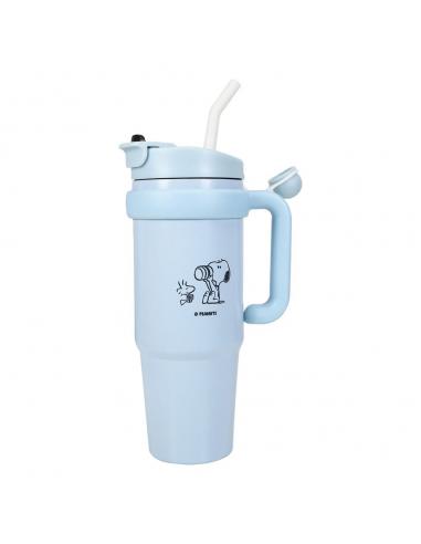 Blue Sky Studios Peanuts Taza termo con paja Snoopy 887 ml
