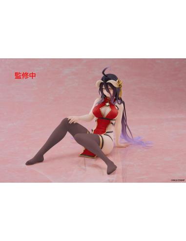 Taito Prize Overlord Estatua PVC Desktop Cute Figure Albedo Chinese Dress Ver. Renewal 13 cm