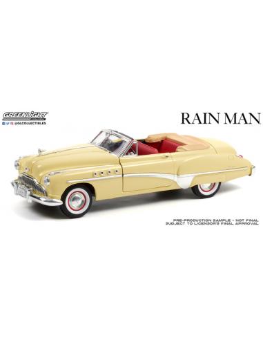 Coche de metal en miniatura Buick Roadmaster - Pelicula Rain Man (1988) Greenlight 13616 escala 1/18
