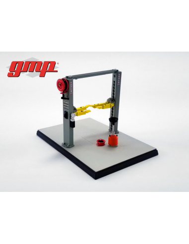 Coche de metal en miniatura Elevador de Taller Gris GMP 1/43