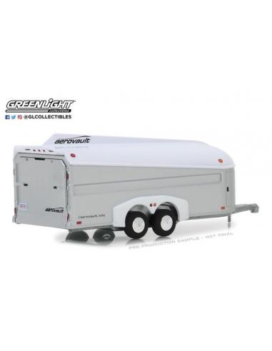 Coche de metal en miniatura Remolque Aerovault MKII Greenlight 1/64