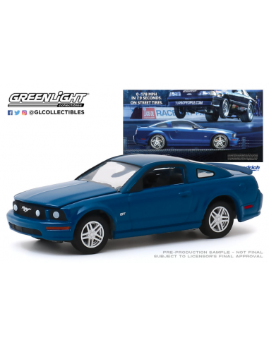 Coche de metal en miniatura Ford Mustang GT serie "Vintage Ad Cars" (2009) Greenlight 30139