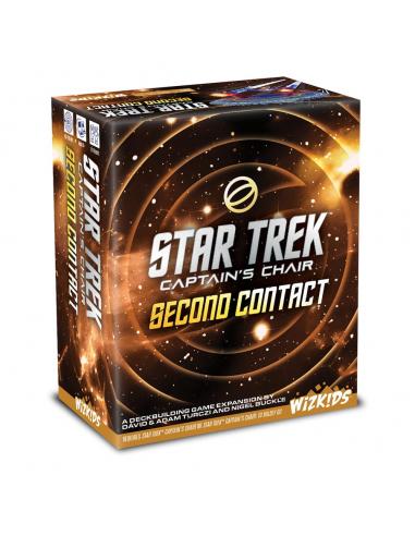 Wizkids Star Trek: Captain's Chair Game Juego de Cartas Second Contact *Edición Inglés*